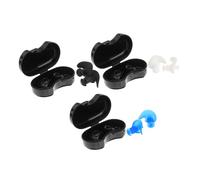 Hemobllo 3 Tapones Natación Impermeables de Silicona Protector Oído Pequeño para y Mujeres Diseño Profesional y Cómodo Colores Azul Paquete Adulto para Uso Prolongado