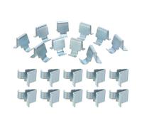 Hemobllo 30 Piezas Clips de Soporte para Gabinetes Clavijas de Soporte para Armarios Hierro Plata 2.30x1.70x1.30cm para Archivadores Metálicos Archivo y Espacio de Trabajo