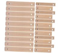 Hemobllo 30 Piezas De Peldaños De Escalera para Periquitos Palos De Madera Redondos Sin Terminar Varillas De Madera para Manualidades Palos Redondos para Manualidades