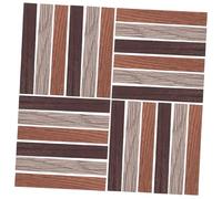 Hemobllo 30 Piezas Miniature Dollhouse Wood Flooring Panels Self Adhesive Interlocking Floor Tiles with Realistic Wood Grain Design For DIY Tiny House Accessories and Crafts
