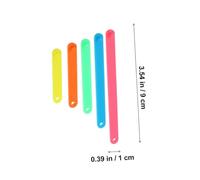 Hemobllo 30 Piezas Tiras Poligonales Encajables de Longitudes para Enseñanza Matemática Montessori Formas Geométricas para Aulas y Educación Casa Herramienta Educativa