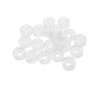 Hemobllo 30 Piezas Transparent Footswitch Pedal Caps Plastic Button Covers For Electric Guitar Effects Potentiometer Knob Protection Secure Fit And Easy Installation