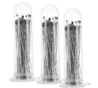 Hemobllo - 300 alfileres para insectos, alfileres de entología, agujas, alfileres para demostración de insectos para lenguaje científico (Nº 1/2/3 pines cada 100 unidades)