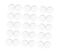 Hemobllo 30piezas Almohadilla Silenciadora de Batería Transparente Amortiguador de Tono de Batería para Caja de Geles de Silicona Suaves para Reducir el Ruido Práctica