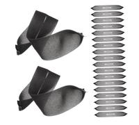 Hemobllo 30piezas Funda De Percha Antideslizante para Ropa Esponja Protectora De Espuma para Perchas De Pared Accesorios para Perchero para Trajes y Pantalones