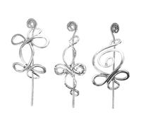 Hemobllo 3piezas Accesorios Cabello Vikingos Vintage Conjunto de Horquillas de Metal Retro Pasadores Chinos para Recogidos Tradicionales Joyería Vikinga para Peinados Casuales