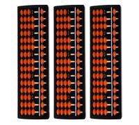 Hemobllo 3piezas Calculadora De Aritmética Mental Ábaco Chino para Estudiantes Herramienta De Cálculo Matemático para Educación Temprana Escuela y Hogar Columnas Material De Calidad Juguete