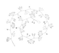 Hemobllo 3piezas Diadema De Perlas Para Novia Tocado De Novia Imitación De Flores y Perlas Accesorios Cabello De Boda Cabello Joyas De Imitación Diadema Nupcial Para Mujer