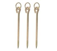 Hemobllo 3piezas Estacas Metálicas Resistentes para Perros Amarre De Cable Anclaje De para Campamentos y Jardines