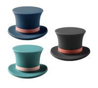 Hemobllo 3piezas Silicona Tapones para Botellas de Vino Unidades Cierre de Sombrero con Sellado Hermético para Vino Cava y Licores Colores Verde Negro y Azul Oscuro