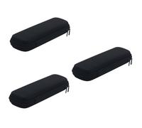 Hemobllo 3piezas Soporte De Estilógrafo Portátil para Pencil Estuche De Almacenamiento De Cables y Bolígrafos Funda Protectora Antipérdida y Organizadora De Accesorios Color Negro