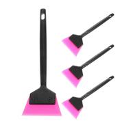 Hemobllo 4 Espátulas de Plástico para Aplicación de Vinilo de Coche Raspador Pequeño para Película de Ventana Escobilla de Goma Multiusos para Limpieza y Alisado de Calcomanías Kit para