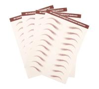 Hemobllo 4 Hojas Pegatinas Impermeables Para Cejas Reales Cejas Adhesivas Desechables Resistentes Al Agua Para Maquillaje Diario De Naturales