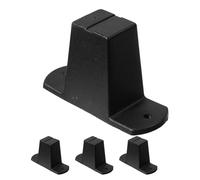 Hemobllo 4 Patas Inferiores para Equipaje 5 CM Tacos Protectores de Plástico para Maletas Accesorios para Soportes de Bolsos Repuestos Resistentes para Viajes y Reparaciones