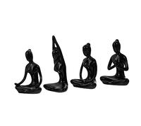 Hemobllo 4 Piezas Adornos De para Yoga Figuras De Yoga Decorativas Modelo De Mesa Decoración De Escritorio Artículos De Arte Adorno De para Mesa Decoración del Hogar