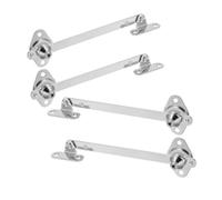 Hemobllo 4 Piezas Bisagras para Gabinete Inoxidable Soporte para Puertas Abatibles con Muelle Neumático para Cocina y Almacenaje