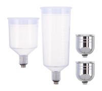 Hemobllo 4 Piezas Botella Pulverizadora de Plástico y Metal para Pintura Capacidad de 20ml y 40ml, Estabilidad Térmica y Versatilidad para Proyectos de Manualidades y Enseñanza