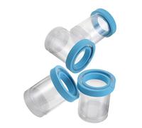 Hemobllo 4 Piezas Caja Flotante de Cría para Acuario Incubadora Plástica de Malla para Aislamiento y Crianza de Peces Pequeños Betta Guppy Camarones