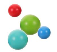 Hemobllo 4 Piezas Croquet Balls Wooden Outdoor Game Balls and Child Friendly Dimensions For Backyard Lawn Play and Summer Camp Activities