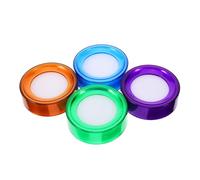 Hemobllo 4 piezas Esponjas Humectantes para Dedos Taza de Esponja para Escritorio Mejora Agarre y Destreza para Contar Dinero Bancos y Tiendas Diseño Ligero y Fácil de Mojar