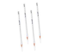 Hemobllo 4 piezas Lápiz de Cejas Blanco Resistente al Agua y Sudor Delineador de Ojos y Resaltador de Maquillaje Fácil Aplicación y Larga Duración para Looks Naturales y Especiales