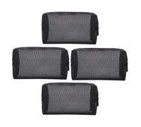 Hemobllo 4 Piezas Malla de Nylon Resistentes y Portátiles para Maquillaje y Artículos de Tocador Organizador para Viaje Hogar y Oficina