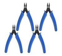 Hemobllo 4 piezas Mini Alicates para Joyería con Mango Azul Herramienta Profesional para Crimpado de Cuentas para Reparación y Fabricación de Bisutería y Manualidades
