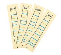 Hemobllo 4 piezas Pegatinas de Aprendizaje para Violín Etiquetas de Fretboard Stickers para Principiantes Técnica de Violín y Práctica al Aire