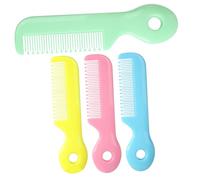 Hemobllo 4 piezas Peines para Niña Colores Surtidos Peine Infantil de Dientes Redondos Seguro y Suave Cuidado Delicado para Recién Nacidos y Pequeños