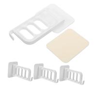 Hemobllo 4 piezas Percha Plegable de Pared Soporte de Ropa Adhesivo Multifuncional Estante de Secado para Ropa Diseño Compacto y Resistente para y Baños