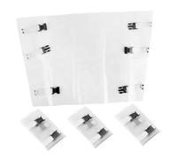 Hemobllo 4 piezas Protector para Patas de Silla Fundas Transparentes Antideslizantes para Reposapiés de Sillón Odontológico Cojines Duraderos y Fáciles de Instalar para Clínica y Hospital