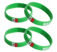 Hemobllo 4 Piezas Pulsera De Silicona Producción De Pulseras Pulsera Gruesa De Oro Pulseras De Papel Para Eventos Pulseras Vip Para Eventos Pulsera Personalizada Muñequeras Gel De Sílice