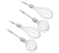 Hemobllo 4 Piezas Recambios Varillas Batidora Acero Inoxidable Accesorio para Batidor de Mano Repuesto Resistente para Cocina Doméstica Reutilizable