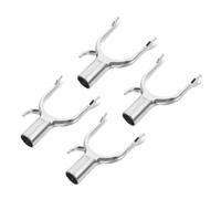 Hemobllo 4 Piezas Soporte en Aluminio de Aleación Árbol Rama para Plata Diámetro de 16mm para Evitar Roturas y Árboles Frutales en Huertos Viñedos