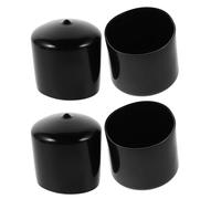 Hemobllo 4 Piezas Tapa Antipolvo 1,98 Pulgadas de Goma para Cojinete de | Cubierta Negra para Cubo del Eje, Ajuste Seguro, Reducción de Ruido, para Remolque Rv y Obras