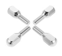 Hemobllo 4 Piezas Tuercas de Rueda Plata de Acero Inoxidable M10x1.25 | Ajuste para Llantas Atv de 10 12 y 14 Pulgadas, Uso en Terreno Fangoso y Rutas Offroad