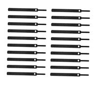 Hemobllo 40 Correas de Nailon Negro para Gestión de Cables Diseño de Gancho y Bucle, Organizador Reutilizable para Proteger Cables de Enredos en Hogar y Oficina