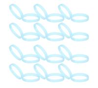 Hemobllo 40 Piezas Pulsera de Silicona Que Brillan la Oscuridad Pulseras Elásticas Lisas para Fiestas Eventos Hombres y Mujeres de Silicona Fluorescente