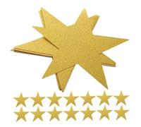 Hemobllo 48 Estrellas De Papel Recortadas Para Decorar Tablones De Anuncios, Para La Pared Del Aula, Suministros Para Fiestas, Manualidades Y Proyectos De Dibujo Creativo.