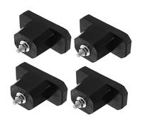 Hemobllo 4Piezas Almohadilla Antivibración para Aire Acondicionado Soporte de Montaje Estable Base Antideslizante Aisladores de Vibración para Unidades Exteriores de Ca