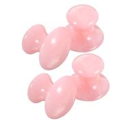 Hemobllo 4piezas Masajeador Facial Rodillos De Masaje Gua Sha Forma De Hongo Herramienta De Masaje Facial Para Spa Cuidado Piel Ojos Rostro y Cuello