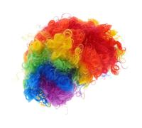 Hemobllo 4piezas Pelucas de Payaso Coloridas y Locas Pelucas Afro Rizadas Años y Accesorios para Halloween Carnaval Fiesta Disco y Cosplay