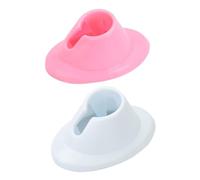 Hemobllo 4piezas Soporte Para Esmaltes De Uñas De Silicona Organizador Portátil y Duradero Para Manicura Práctico Para Uso Casa y Regalos Para Novia y Esposa