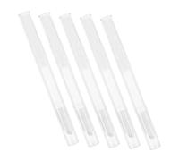 Hemobllo 5 piezas Bolígrafos Vacíos Twist para Base Maquillaje Transparentes con Punta de Pincel Aplicadores al Vacío Reutilizables para Viaje y Kit