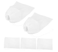 Hemobllo 5 piezas Bolsa Filtro Reutilizable de Nylon Fina para Colar Leche Vegetal Yogur Jugos y Cerveza con Malla Resistente para Cocina y Preparación de Alimentos