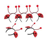 Hemobllo 5 piezas Diademas de Mariquita con Diseño Encantador y Decoraciones Detalladas Accesorios Divertidos para Fiestas de Disfraces para Halloween y Eventos Temáticos