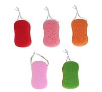 Hemobllo 5 Piezas Esponja De Baño Segura Cuerpo Champú y Fregador Herramienta De Baño Ducha Esponjas De Duradera Accesorio De Ducha De Práctica De Segura