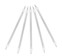 Hemobllo 5 Piezas Tubo Calefactor de Cuarzo Blanco para Calentador Eléctrico de Patio Rendimiento y Salida de Calor Confiable para Uso en Exteriores y Tiendas