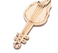 Hemobllo 50 piezas Recortes Violín Madera sin Terminar para Manualidades DIY Colgantes Decorativos