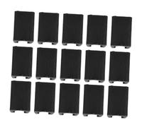 Hemobllo 50 Piezas Unidades Tapas Protectoras para Patas de Silla U Tipo Accesorios Antideslizantes para Muebles Tubulares Protectores para Suelos de Oficina y Comedor Color Negro